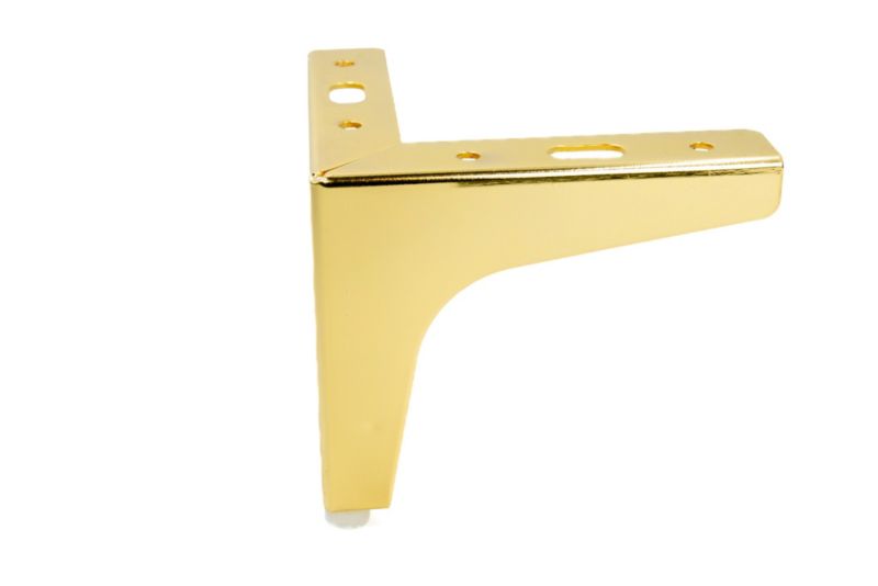 Noga meblowa B&B Kotwica złoty chrom wysokość 10 cm  1 szt