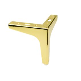 Noga meblowa B&B Kotwica złoty chrom wysokość 13 cm  1 szt