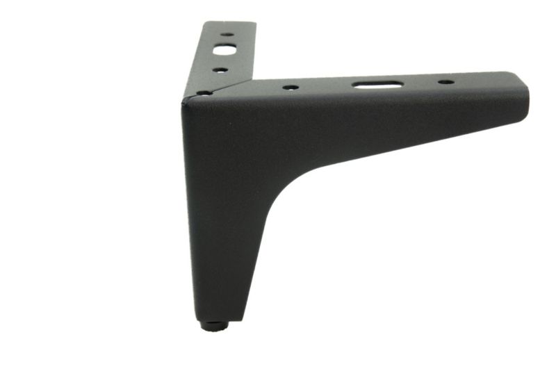 Noga meblowa B&B metalowa Kotwica czarny mat wysokość 10 cm  1 szt