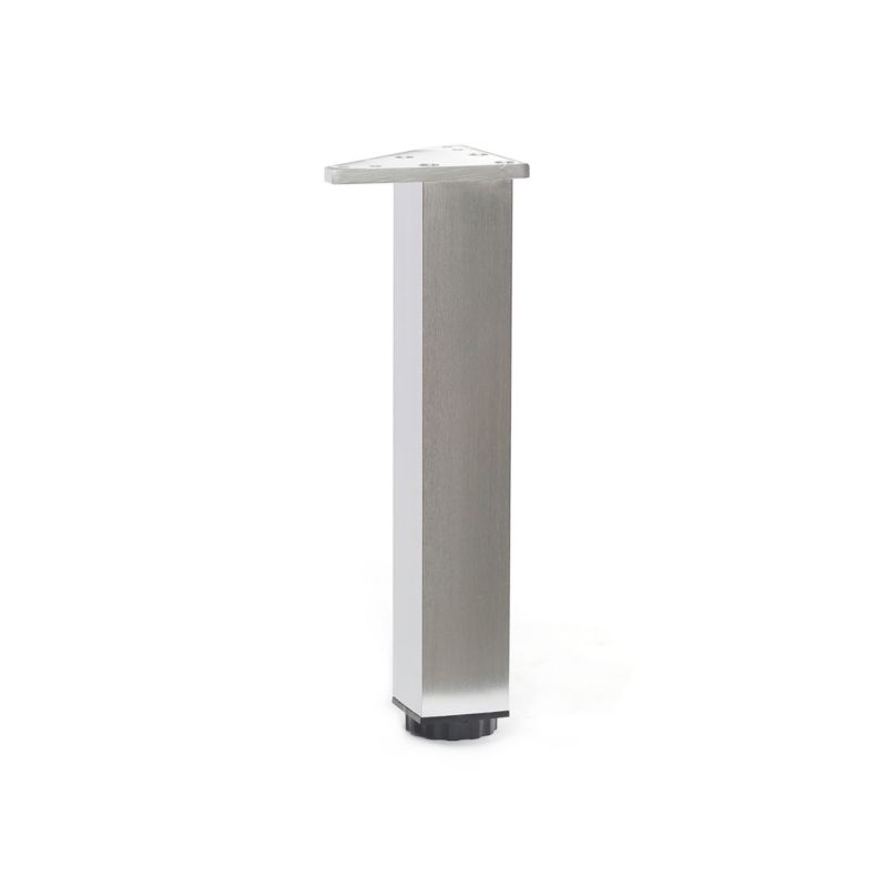 Nogi metalowe do szafki GoodHome regulowane chrom szczotkowany 2 szt.