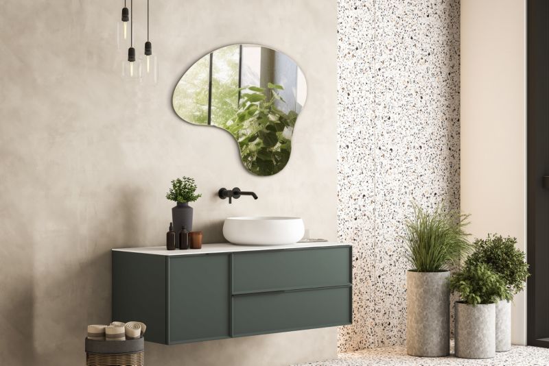 Nowoczesne lustro Tulup 68 x 67 do salonu 1 szt.