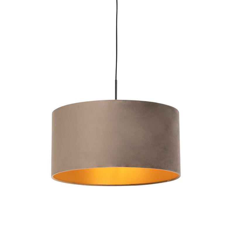 Nowoczesny lampa wisząca Qazqa Combi 50 taupe max 60W kompatybilny z żarówką LED E27  1 szt.