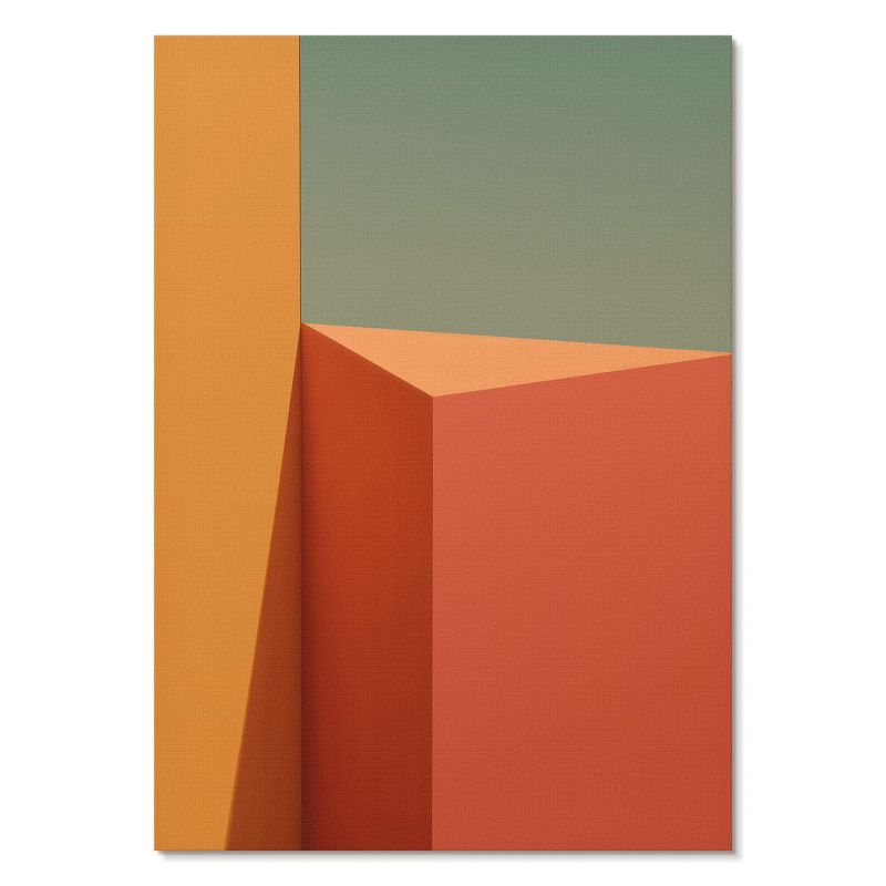 Nowoczesny Plakat na Płótnie Tulup 21x29,7 cm (A4) Geometryczny minimalizm Do salonu, biura, sypialni 1 szt.