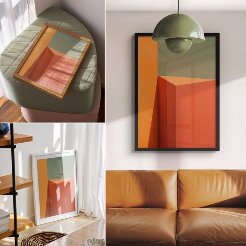 Nowoczesny Plakat na Płótnie Tulup 21x29,7 cm (A4) Geometryczny minimalizm Do salonu, biura, sypialni 1 szt.