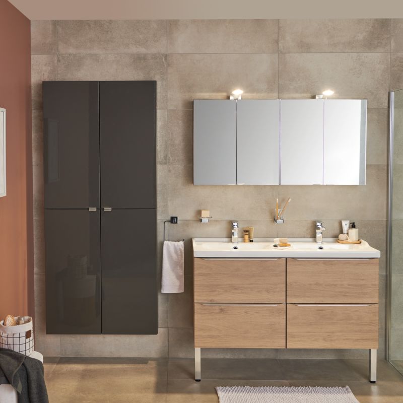 Nóżki meblowe GoodHome Portloe metalowe 2 szt.