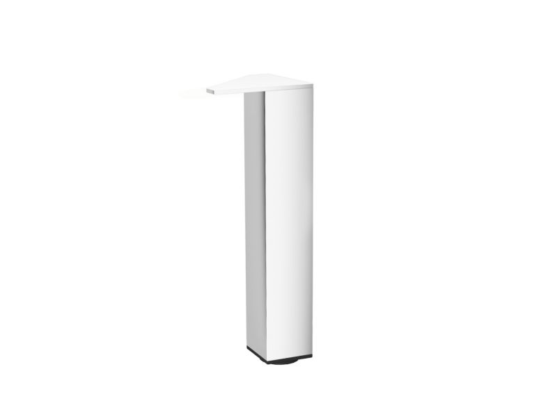 Nóżki meblowe GoodHome Portloe metalowe chrom błyszczący 2 szt.