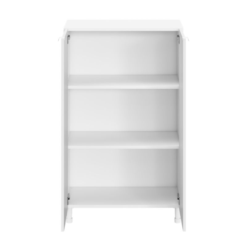 Nóżki regulowane GoodHome Atomia 11 cm białe 2 szt.