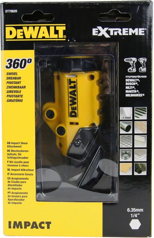 Nożyce do blachy DeWalt adapter DT70620