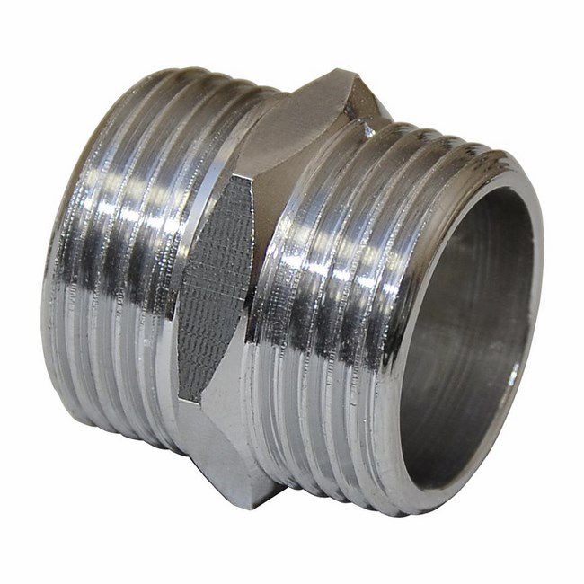 Nypel 3/4" chrom