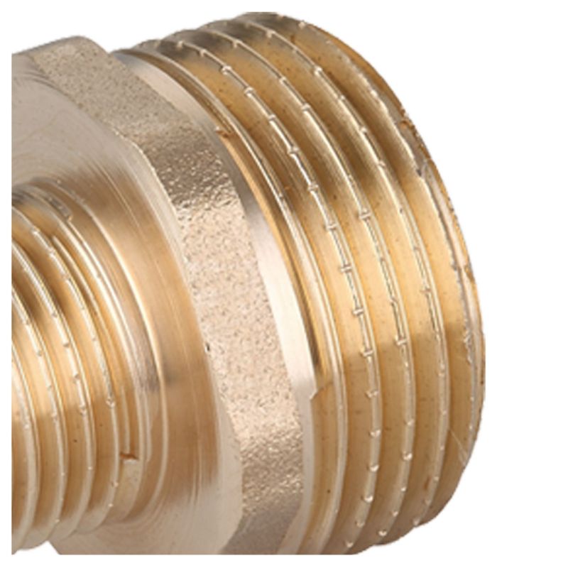 Nypel Mosiężny INVENA Złączka Hydrauliczna Redukcyjna GZ 3/4"x3/8" 1 szt.