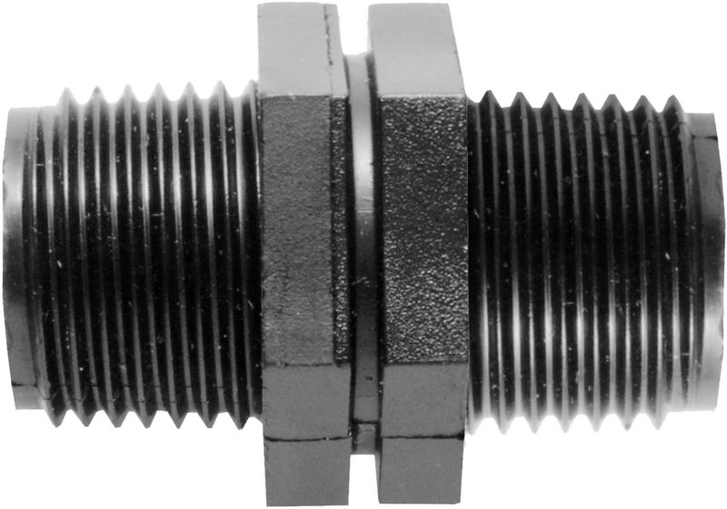 Nypel z gwintem 1/2" na 1/2"