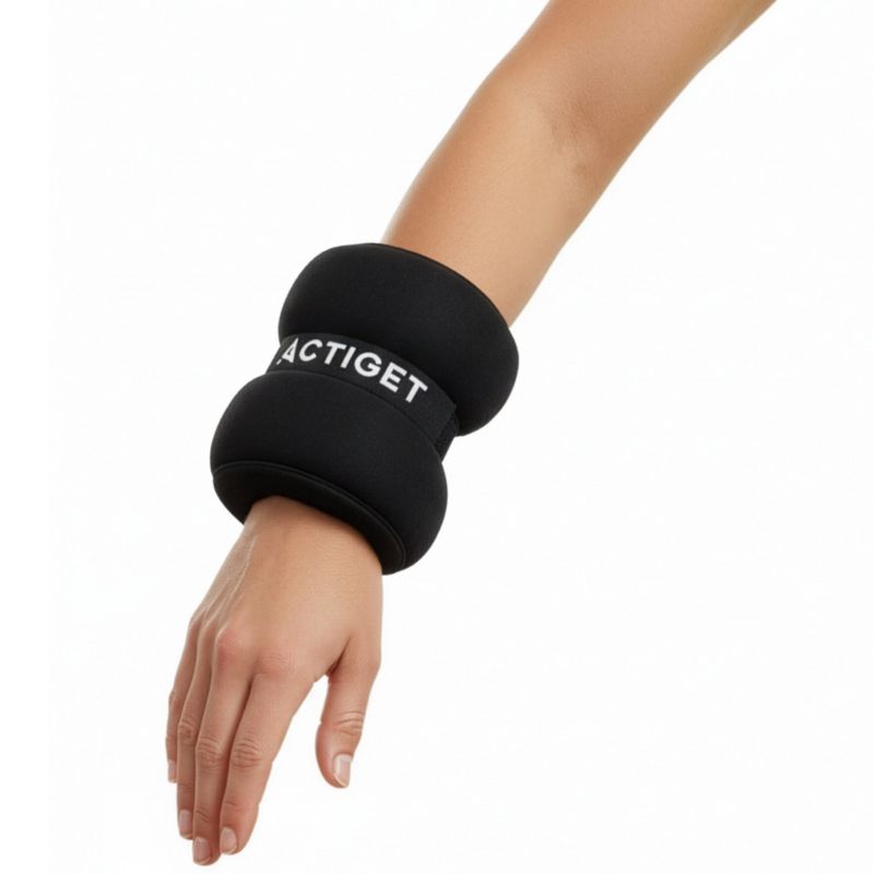 Obciążenia Actiget na ręce i nogi 2x3 kg do treningu domowego, fitness i cardio, czarne 2 szt.