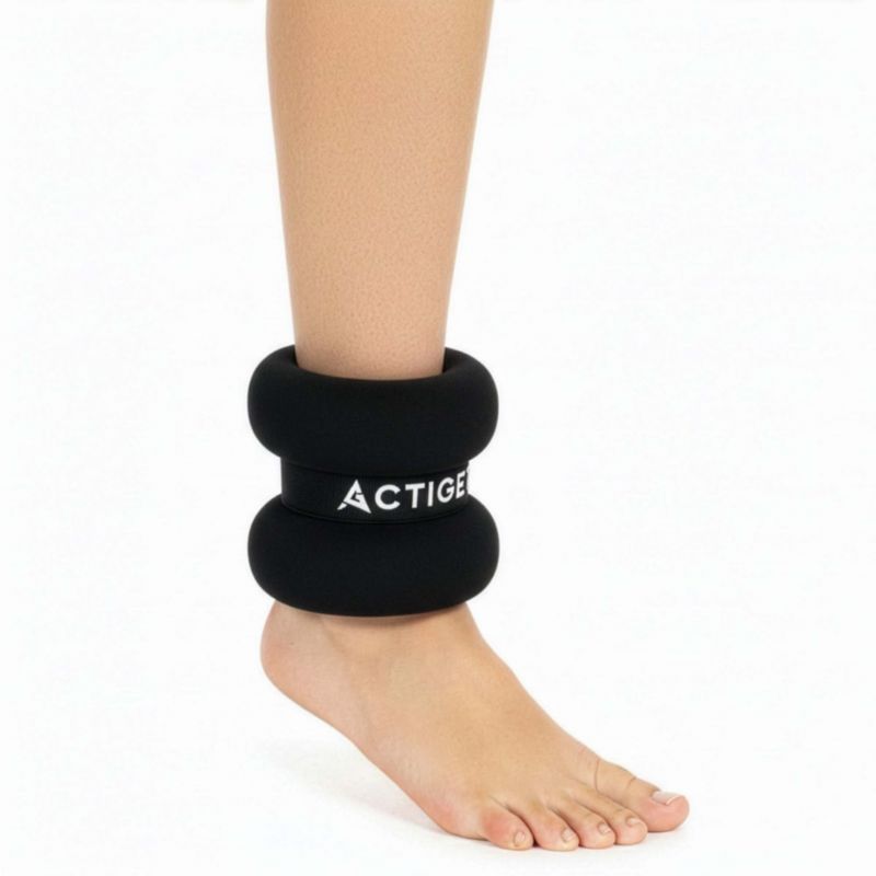 Obciążenia Actiget na ręce i nogi 2x3 kg do treningu domowego, fitness i cardio, czarne 2 szt.