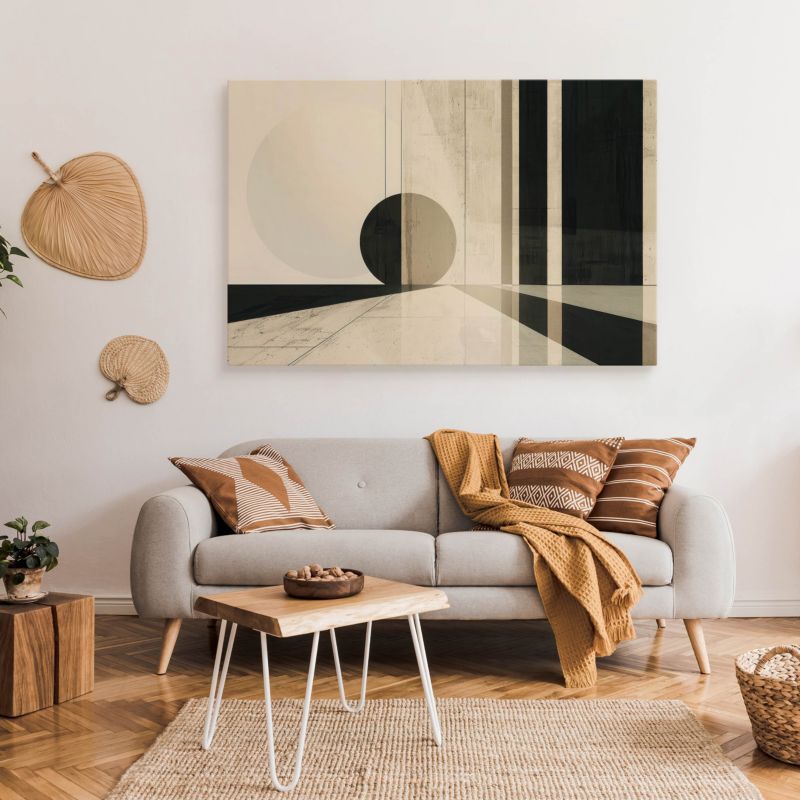 Obra Muralo Abstrakcja Kształty Geometria 30x20 cm 1 szt.