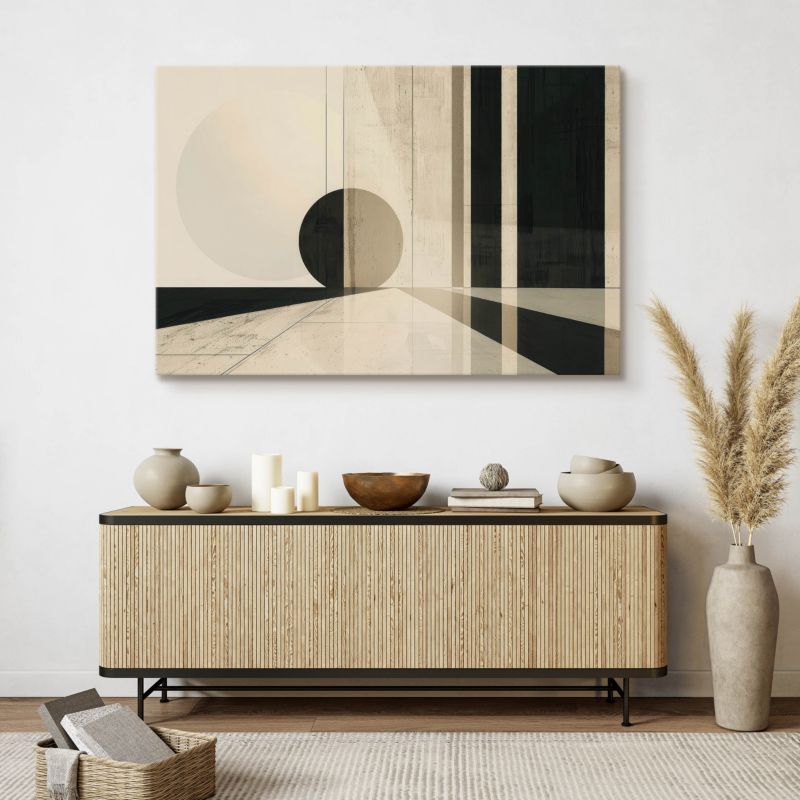 Obra Muralo Abstrakcja Kształty Geometria 90x60 cm 1 szt.