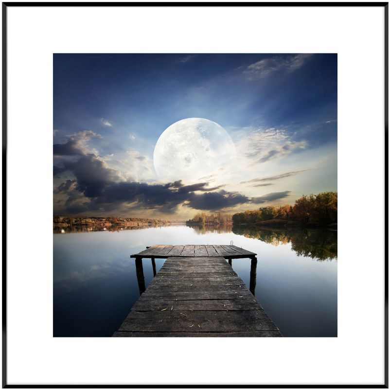 Obraz Artbox Moon Jetty 50 x 50 cm
