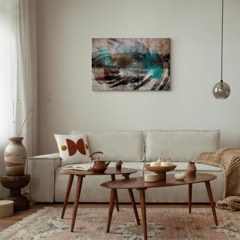 Obraz Artgeist Abstrakcyjny pióropusz 60 x 40 cm płótno włoskie 1 szt