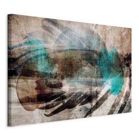 Obraz Artgeist Abstrakcyjny pióropusz 90 x 60 cm płótno włoskie 1 szt