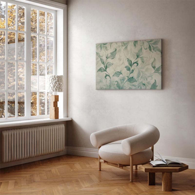 Obraz Artgeist Akwarelowe listki 30 x 20 cm płótno włoskie 1 szt