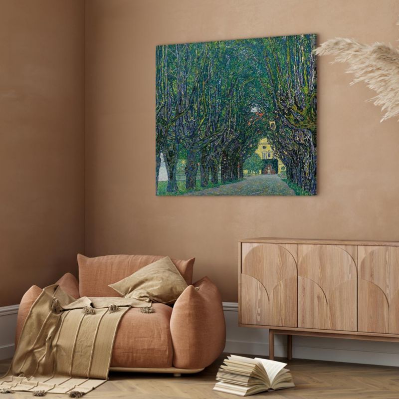Obraz Artgeist Aleja drzew 60 x 60 cm płótno włoskie 1 szt