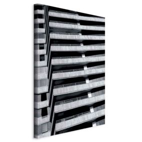 Obraz Artgeist Architektoniczny raster 80 x 120 cm płótno włoskie 1 szt