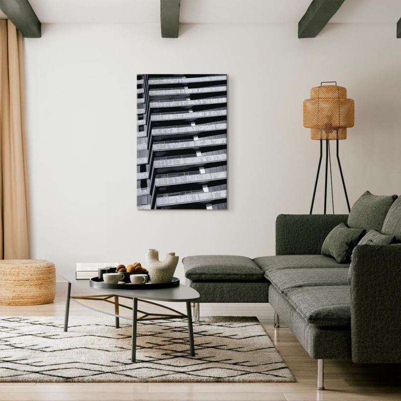 Obraz Artgeist Architektoniczny raster 80 x 120 cm płótno włoskie 1 szt