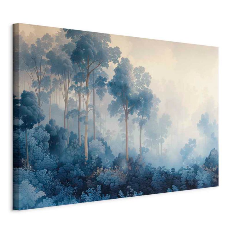 Obraz Artgeist Bajkowy niebieski las 120 x 80 cm flizelina 1 szt