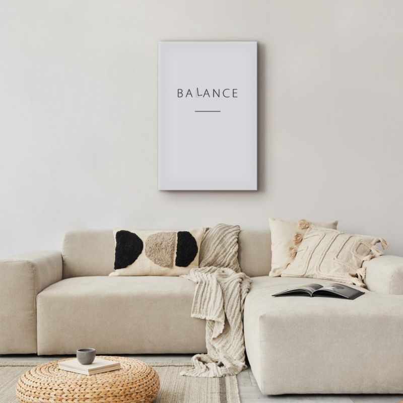 Obraz Artgeist Balans słów 80 x 120 cm płótno włoskie 1 szt