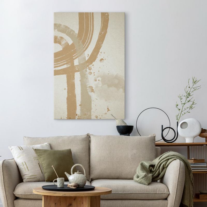 Obraz Artgeist Beżowy minimalizm 60 x 90 cm flizelina 1 szt