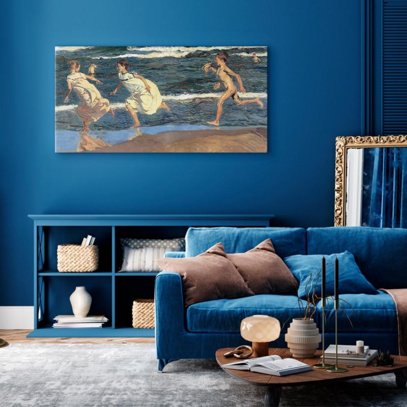 Obraz Artgeist Bieg wzdłuż plaży 120 x 60 cm flizelina 1 szt