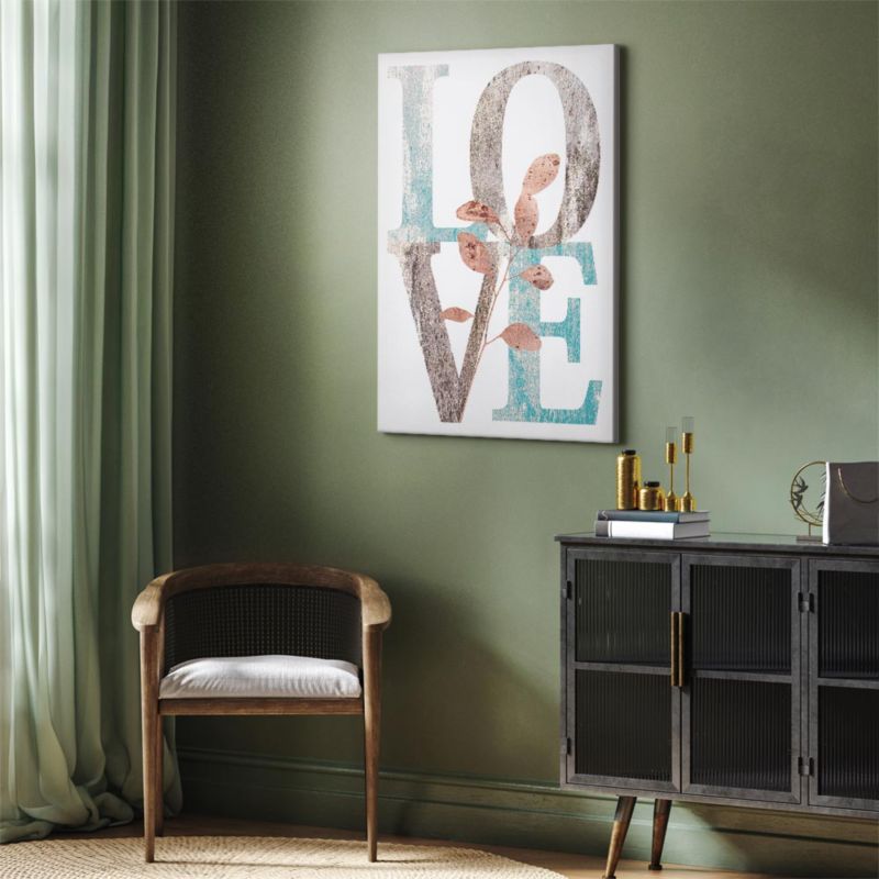 Obraz Artgeist Blooming letters 80 x 120 cm płótno włoskie 1 szt