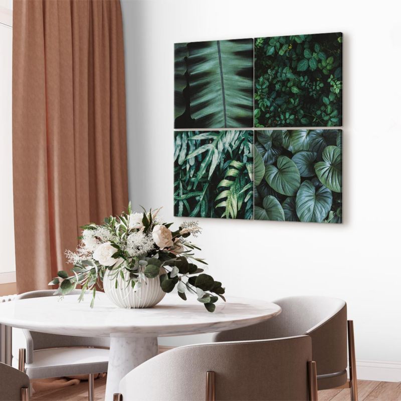 Obraz Artgeist Botaniczna gama 80 x 80 cm flizelina 1 szt