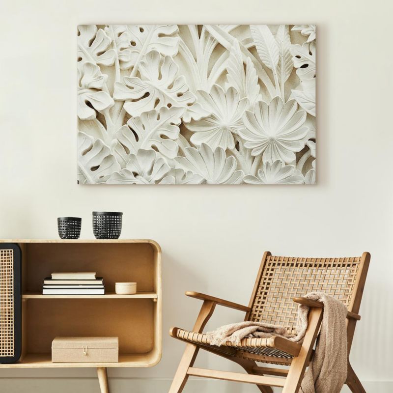 Obraz Artgeist Ceramiczne liście 120 x 80 cm flizelina 1 szt