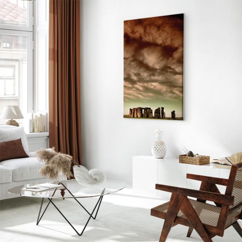 Obraz Artgeist Chmury nad Stonehenge 20 x 30 cm płótno włoskie 1 szt