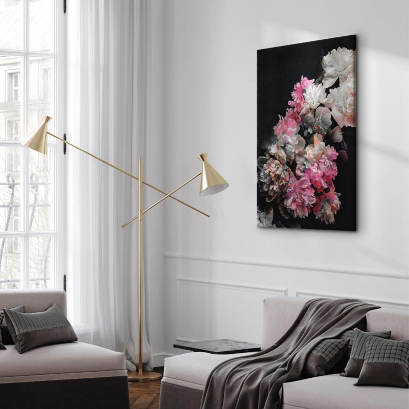 Obraz Artgeist Czar piwonii 80 x 120 cm płótno włoskie 1 szt