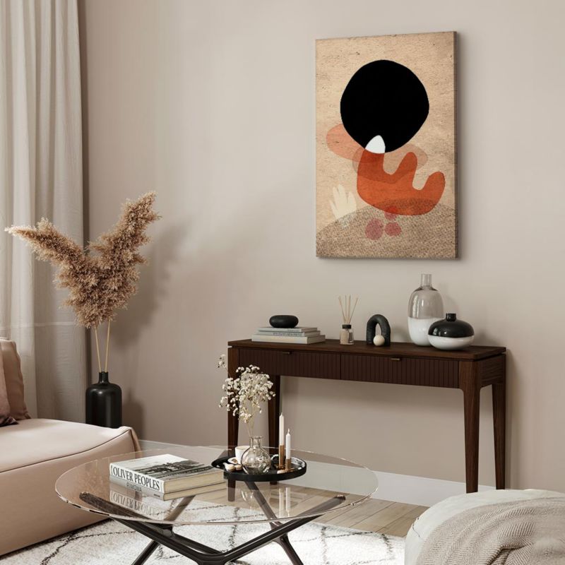 Obraz Artgeist Czarny kamień 40 x 60 cm flizelina 1 szt