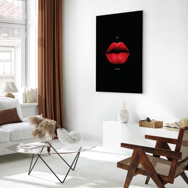 Obraz Artgeist Czerwone usta 60 x 90 cm płótno włoskie 1 szt