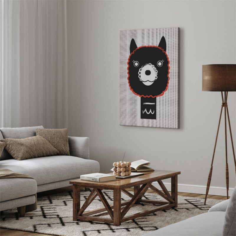 Obraz Artgeist Dekoracyjna alpaka 60 x 90 cm flizelina 1 szt