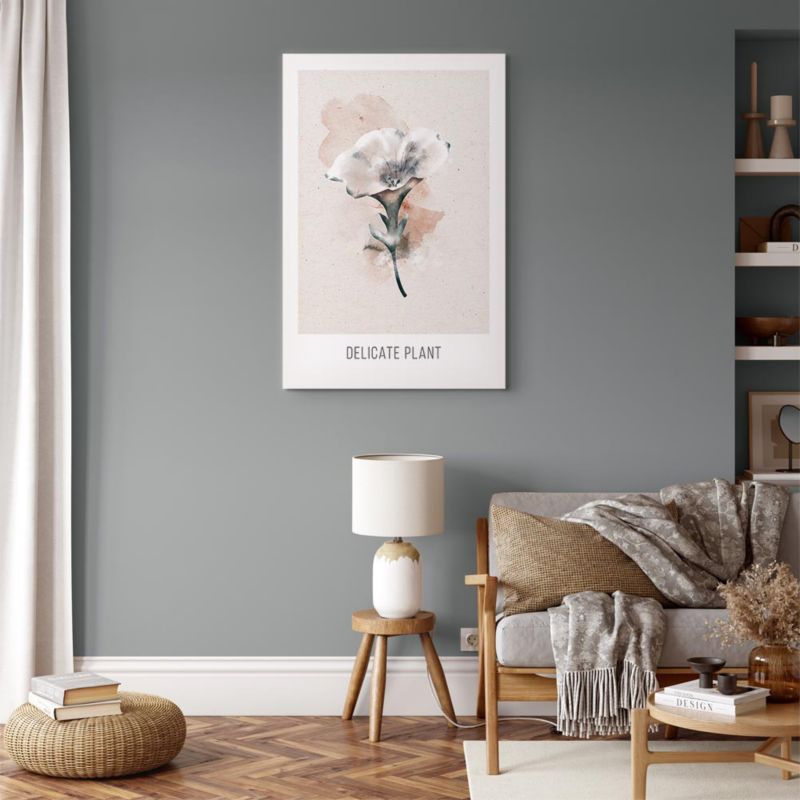 Obraz Artgeist Delikatna roślina 40 x 60 cm płótno włoskie 1 szt
