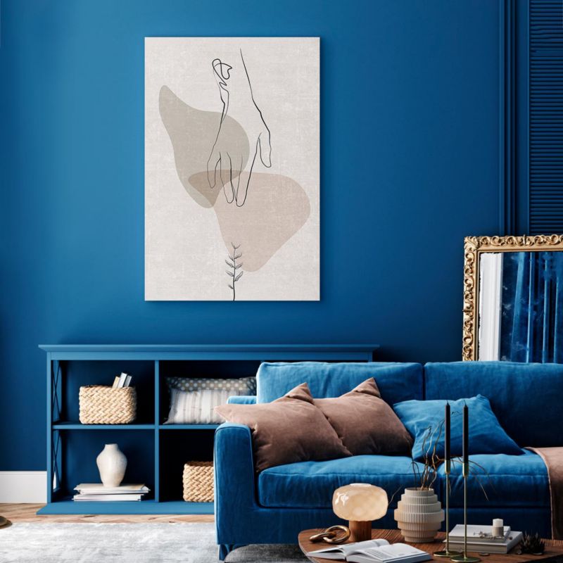 Obraz Artgeist Delikatny dotyk 80 x 120 cm płótno włoskie 1 szt