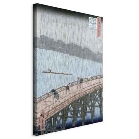 Obraz Artgeist Deszcz 80 x 120 cm płótno włoskie 1 szt