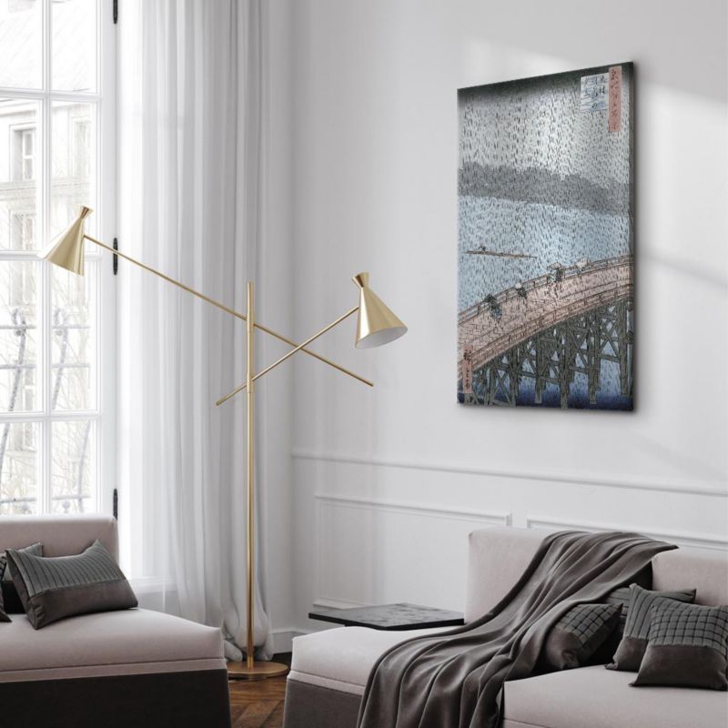 Obraz Artgeist Deszcz 80 x 120 cm płótno włoskie 1 szt