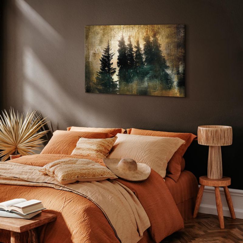 Obraz Artgeist Dostojne świerki 30 x 20 cm flizelina 1 szt