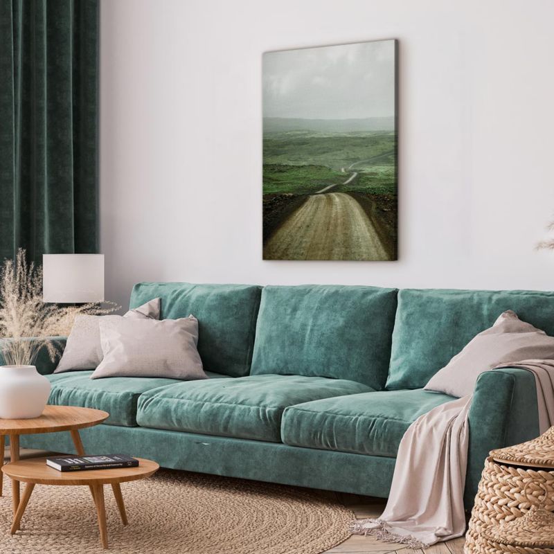 Obraz Artgeist Droga przez równiny 20 x 30 cm płótno włoskie 1 szt