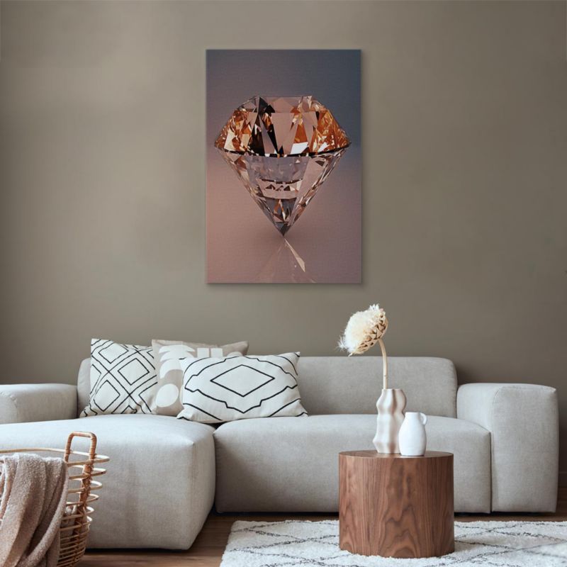 Obraz Artgeist Drogi diament 60 x 90 cm płótno włoskie 1 szt