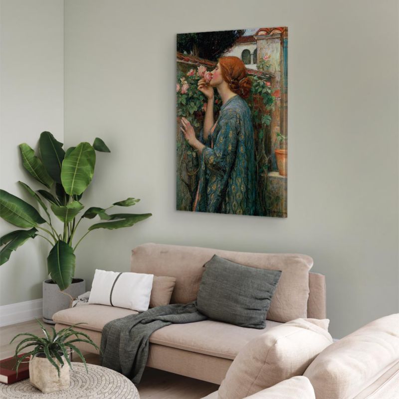Obraz Artgeist Dusza róży 40 x 60 cm płótno włoskie 1 szt
