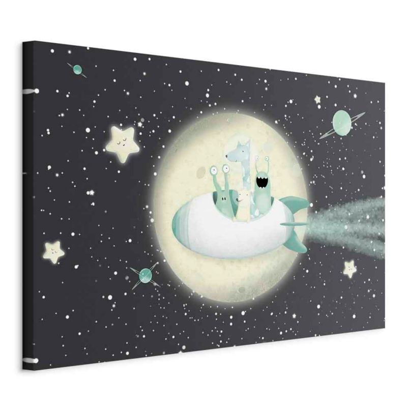 Obraz Artgeist Ekipa z rakiety 120 x 80 cm płótno włoskie 1 szt