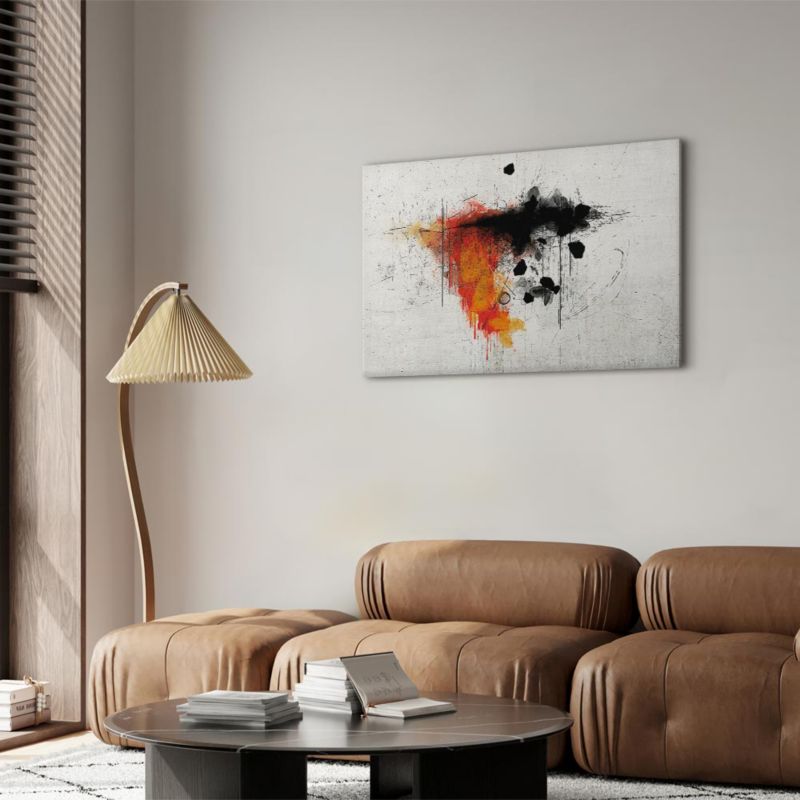 Obraz Artgeist Ekspresja czerwieni 90 x 60 cm płótno włoskie 1 szt