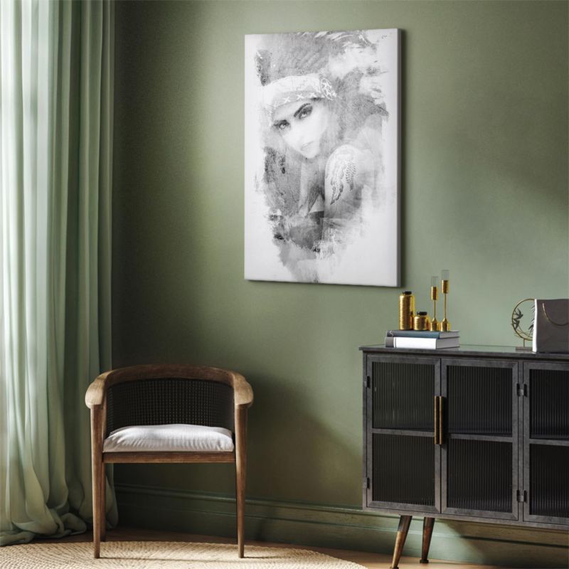 Obraz Artgeist Etniczne spojrzenie 80 x 120 cm płótno włoskie 1 szt