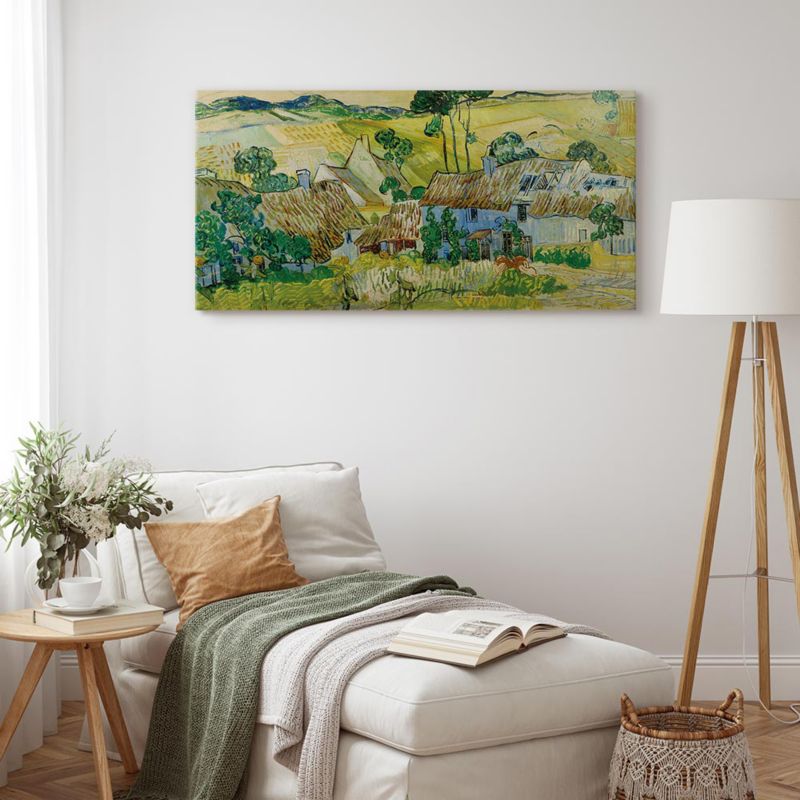 Obraz Artgeist Farms near Auvers 60 x 30 cm płótno włoskie 1 szt